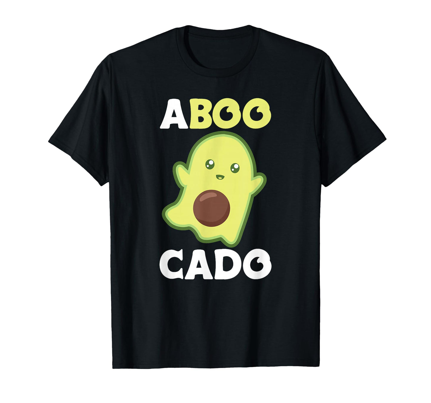 Avocado Ghost For Halloween Funny Avocados Pun T-Shirt