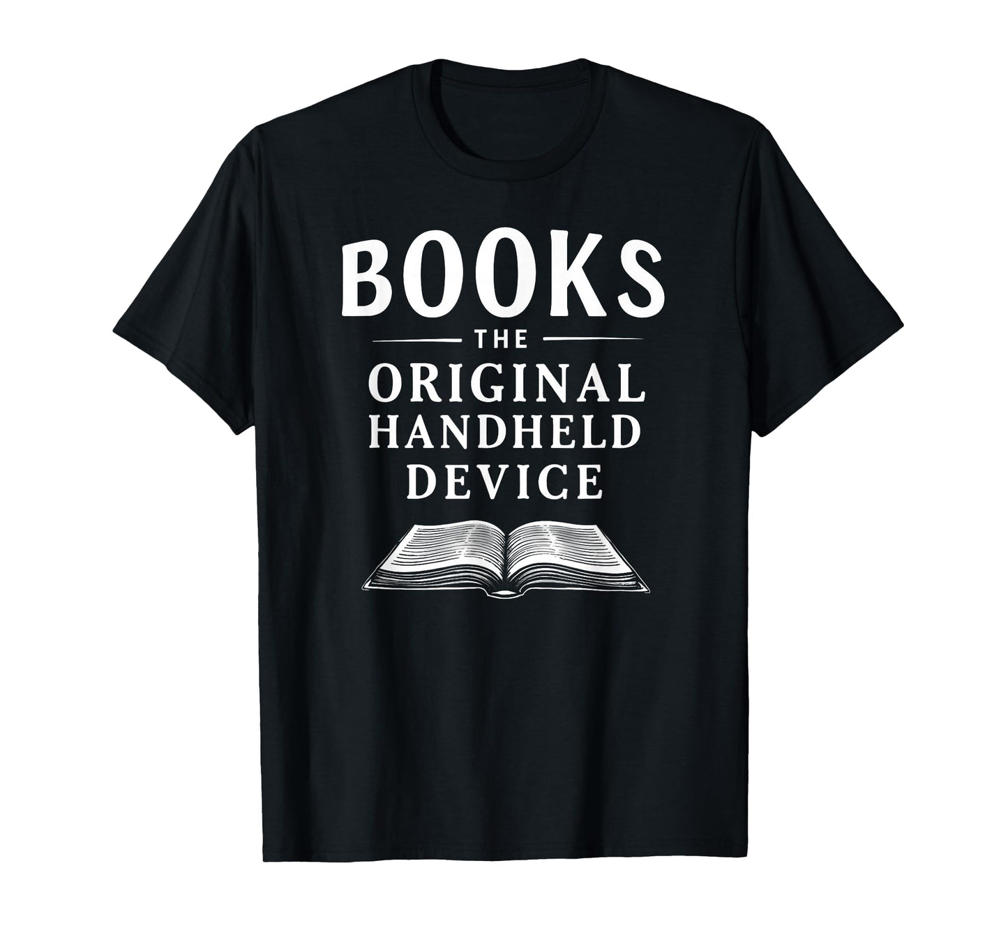 Books The Original Handheld Device Book Reading T-Shirt