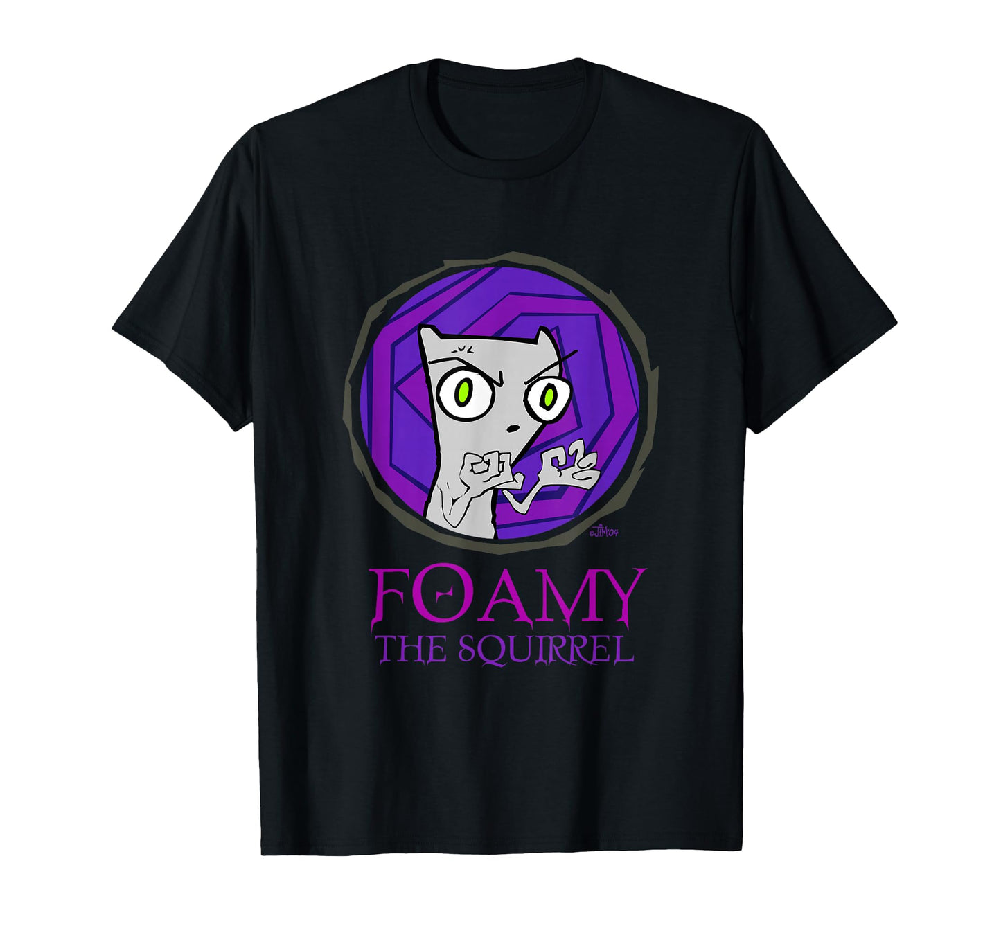 Angry Foamy The Squirrel (Classic Series) T-Shirt