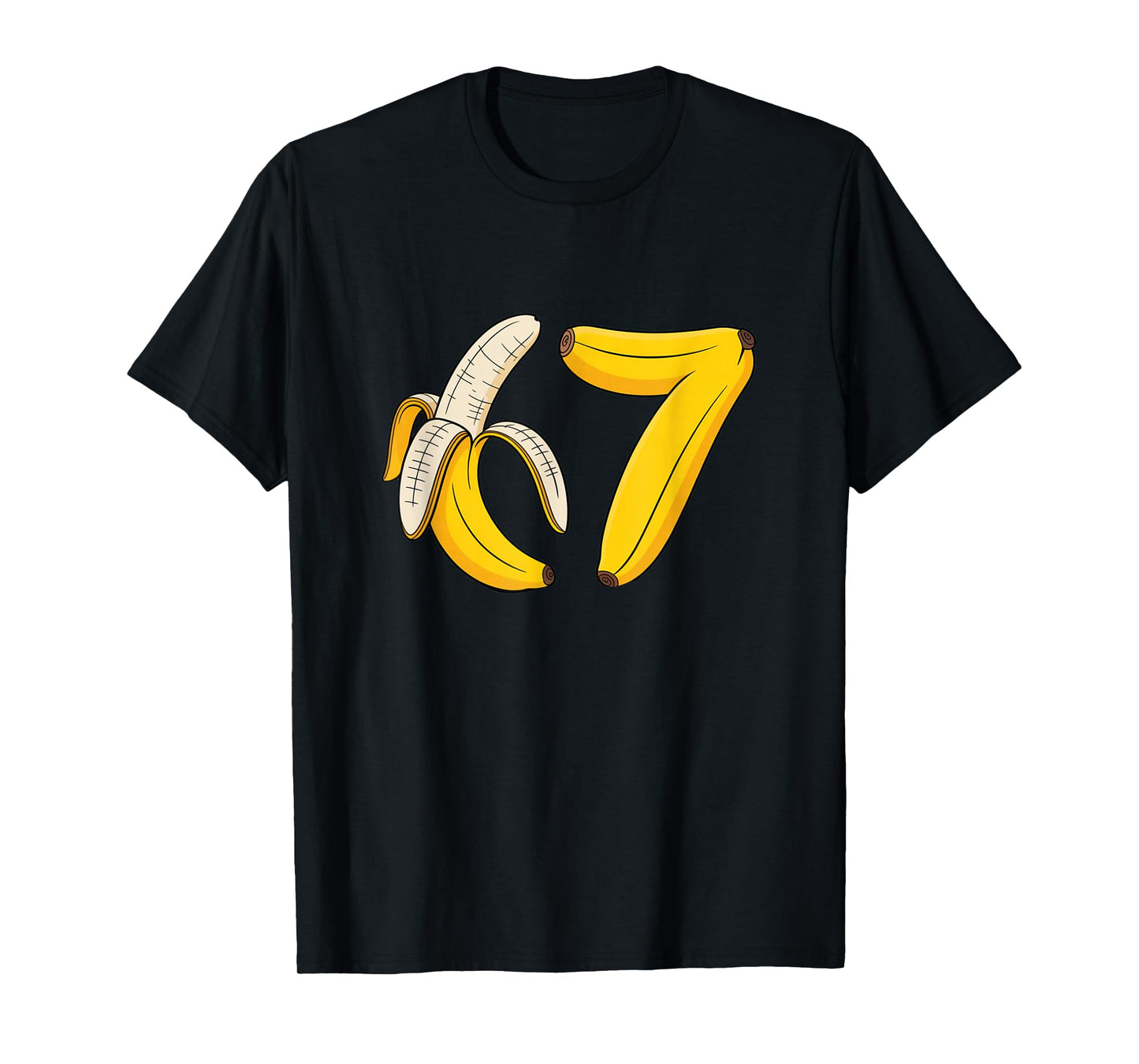 67 Banana Rizz Meme Funny Six Seven Gen Alpha Slang 6 7 T-Shirt
