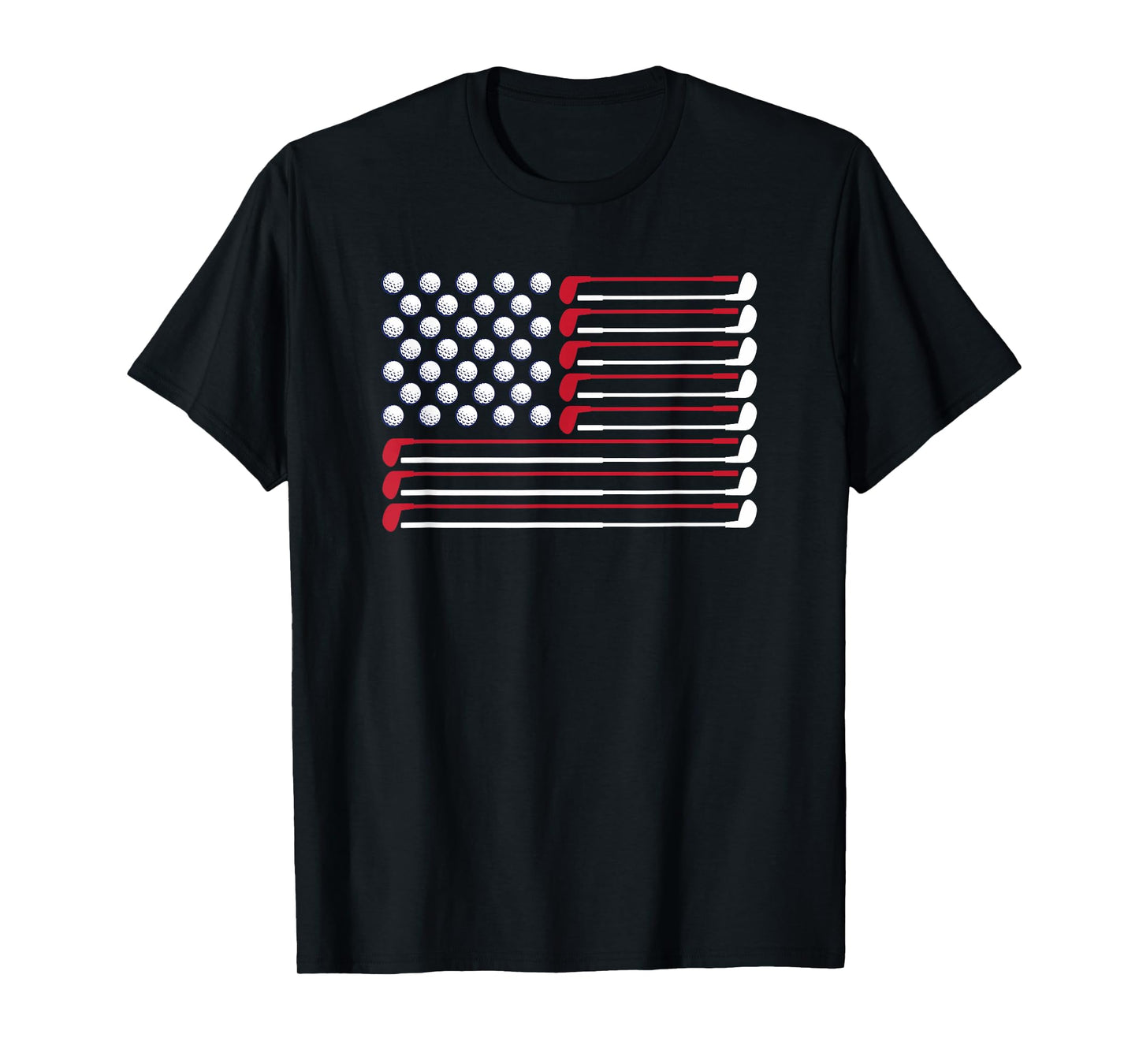 Golf American Flag Golf Player Lover Golfing Golfer T-Shirt