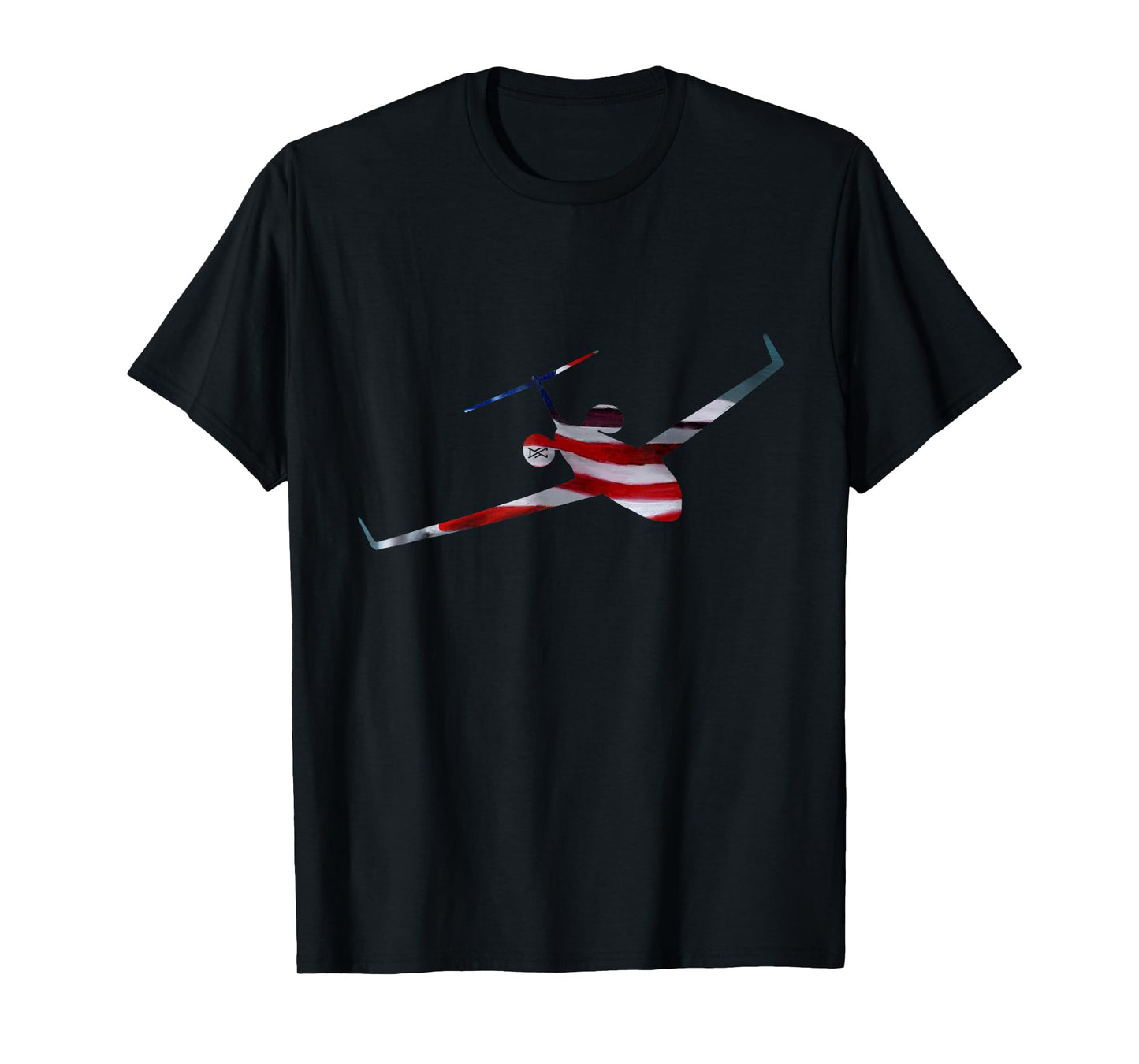 Gulfstream GV American Flag Silhouette T-Shirt