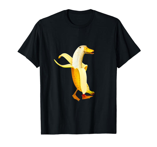 Banana Duck. Funny Anthropomorphic Fruit Animals T-Shirt