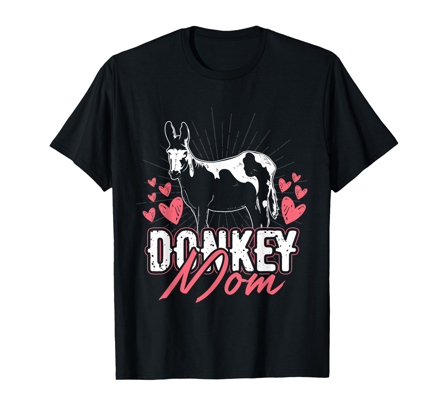 Mothers Day Farm Animal Mom Parent Women Girls Gift Donkey T-Shirt