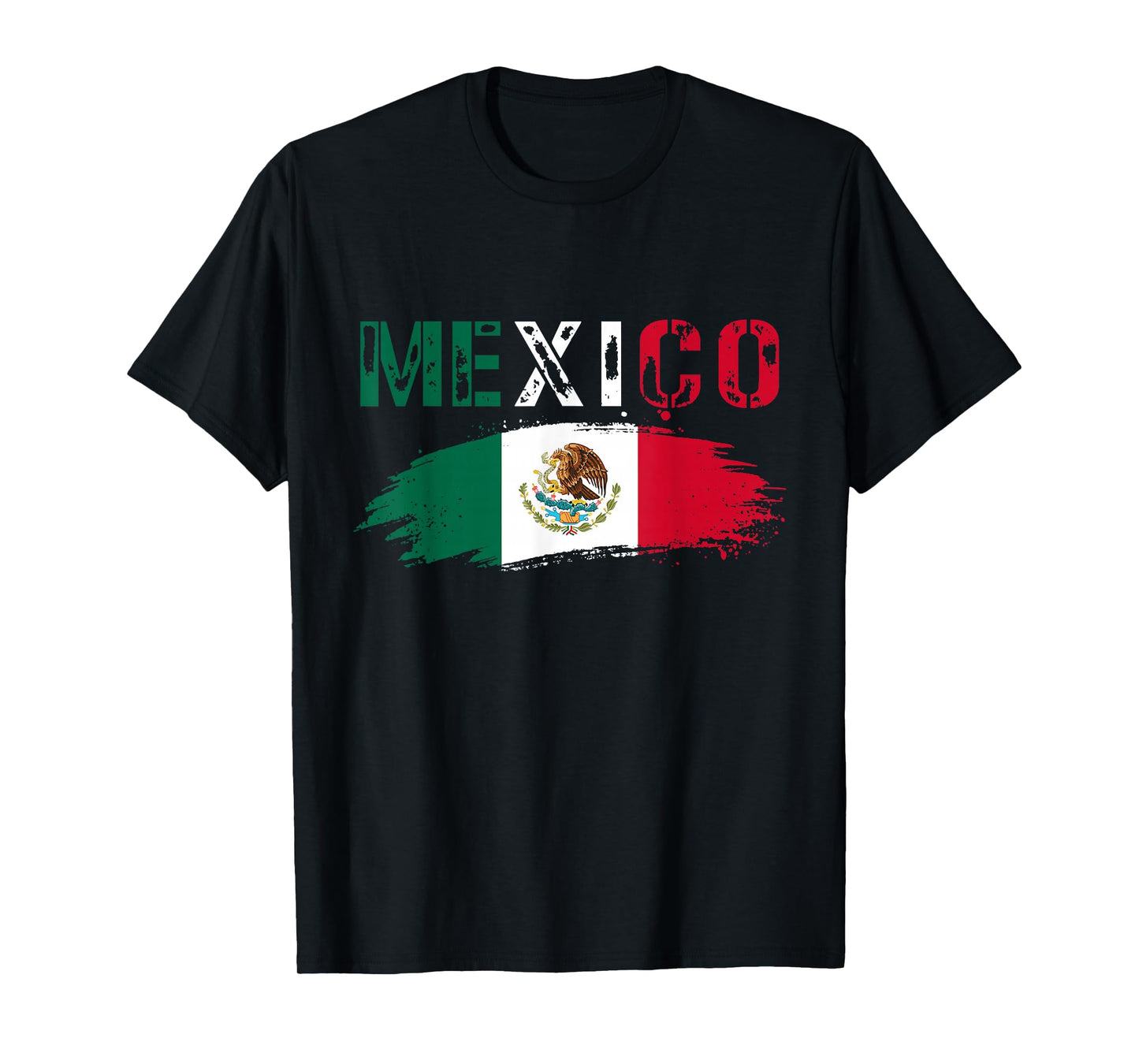 Mexico Distressed Mexican Flag T-Shirt