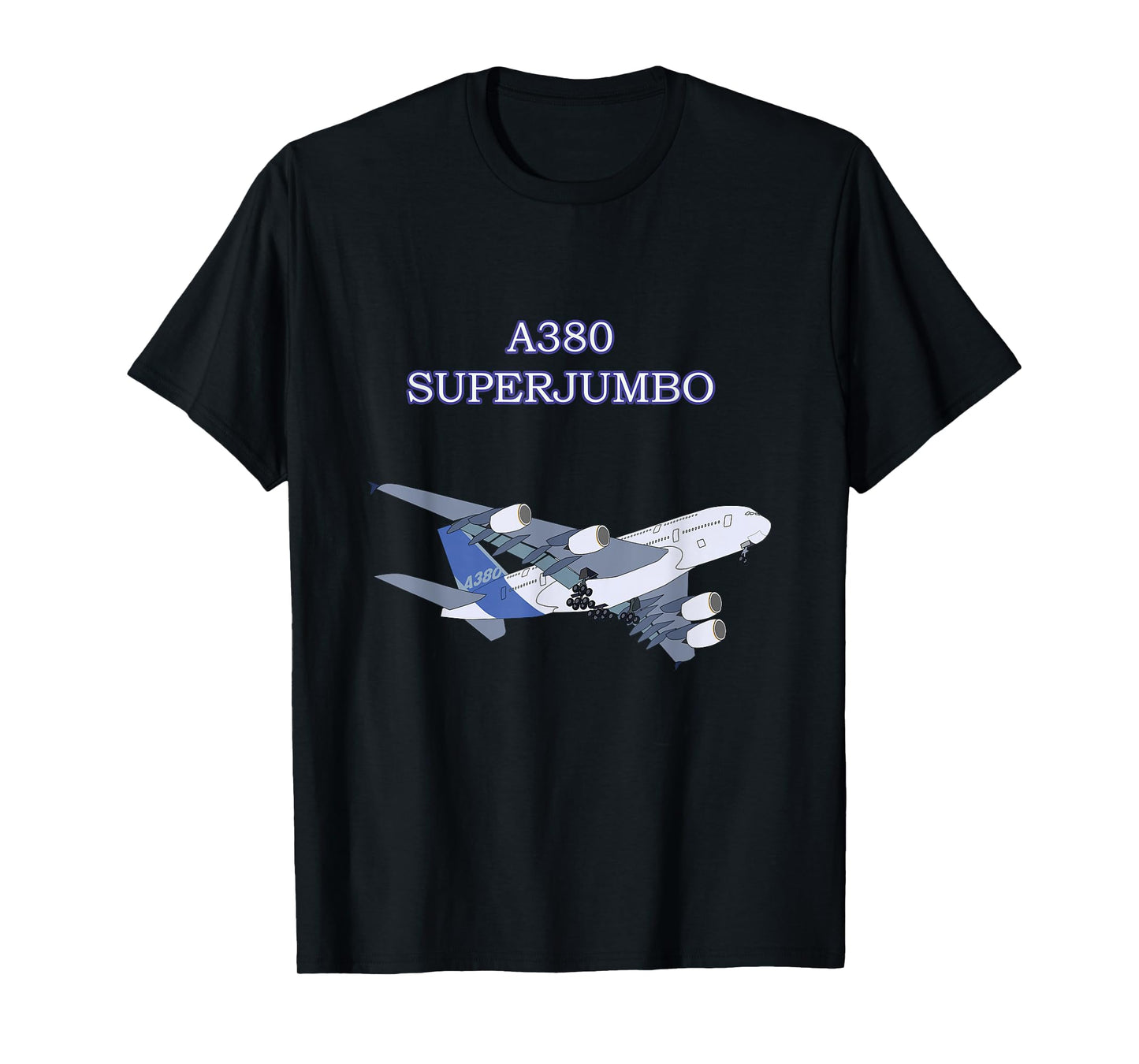 A380 SUPER JUMBO AIRPLANE ADULT KIDS CHILDREN PLANE T-SHIRT T-Shirt