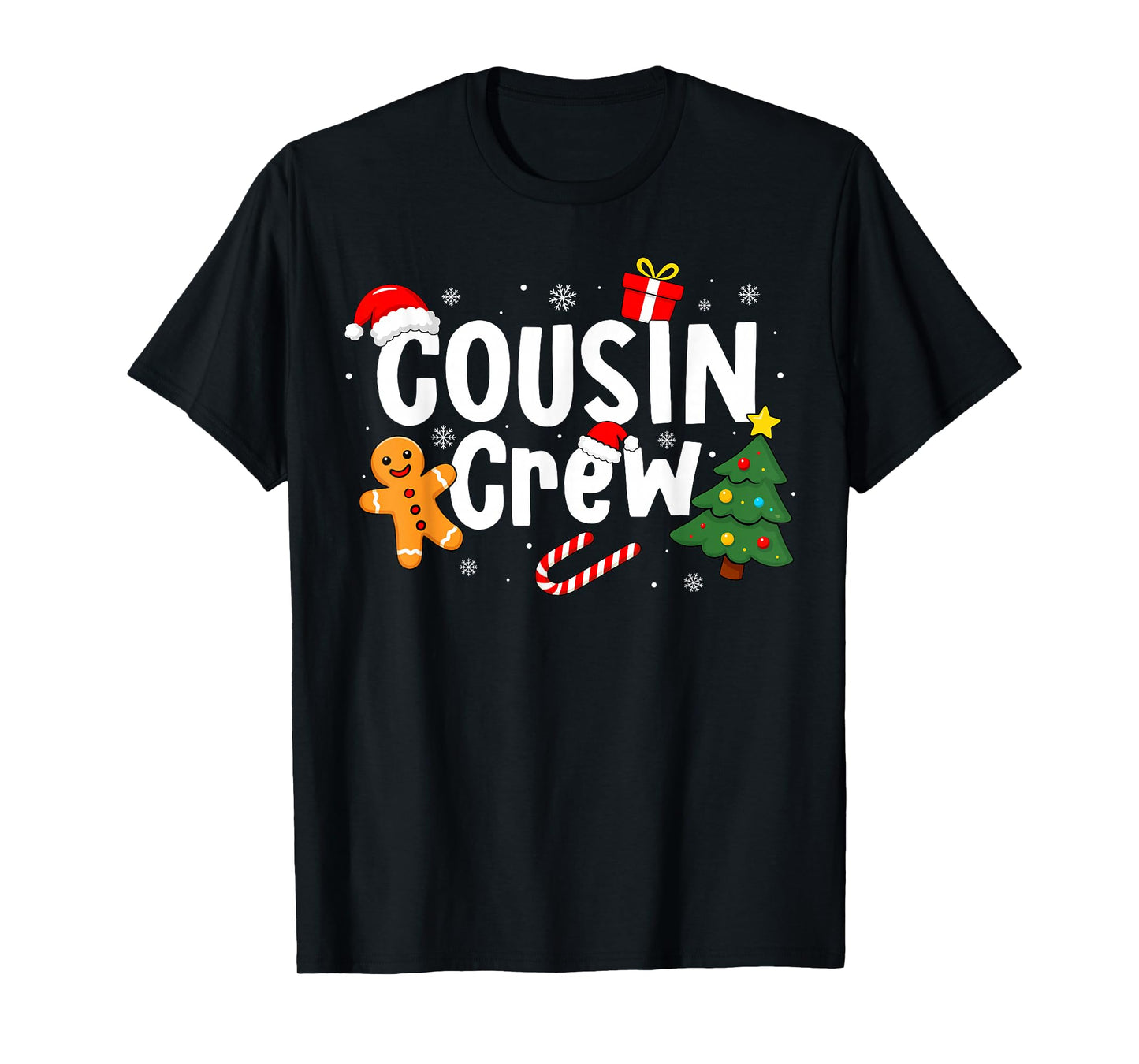 Cousin Crew Christmas Pajamas for Men Kids Women Grandkids T-Shirt