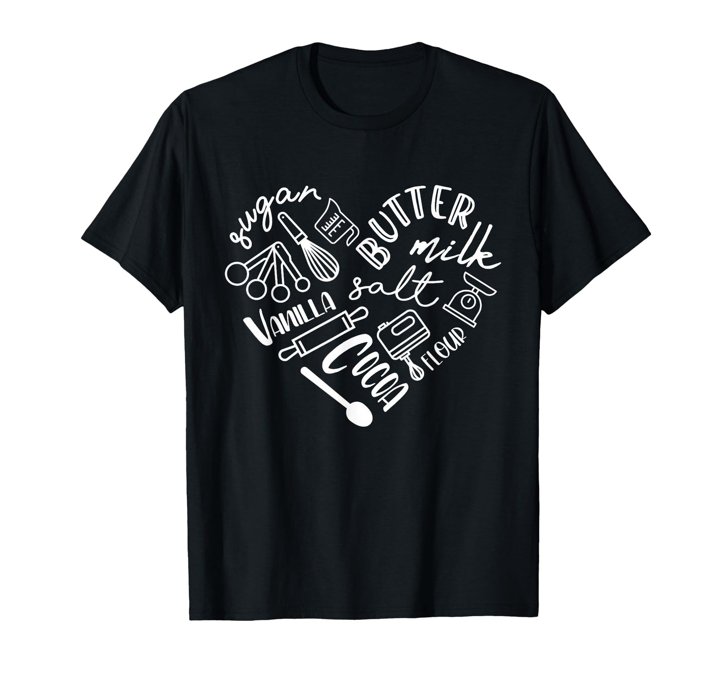 Baking Heart Shirt for Baker Pastry Chef Or Cook T-Shirt