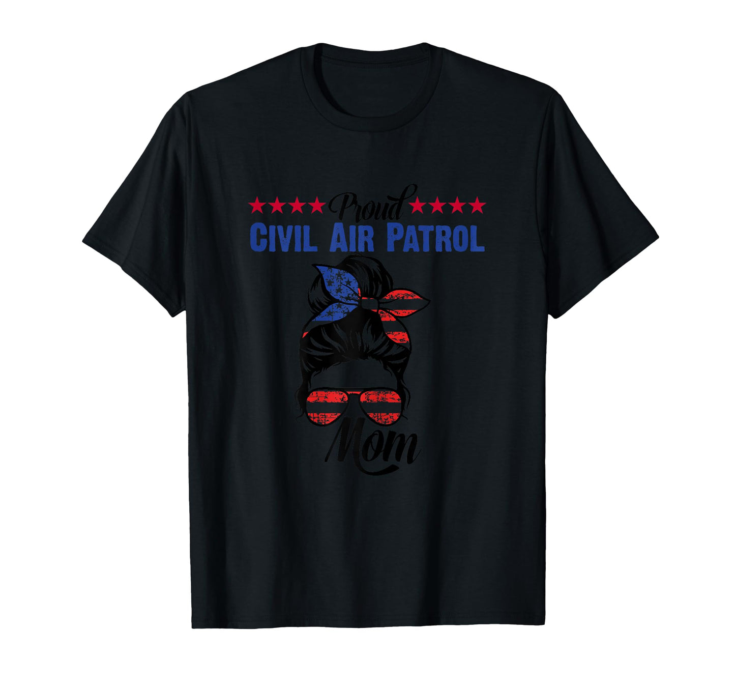 Proud Civil Air Patrol Moms Apparel for Cadets Mother T-Shirt