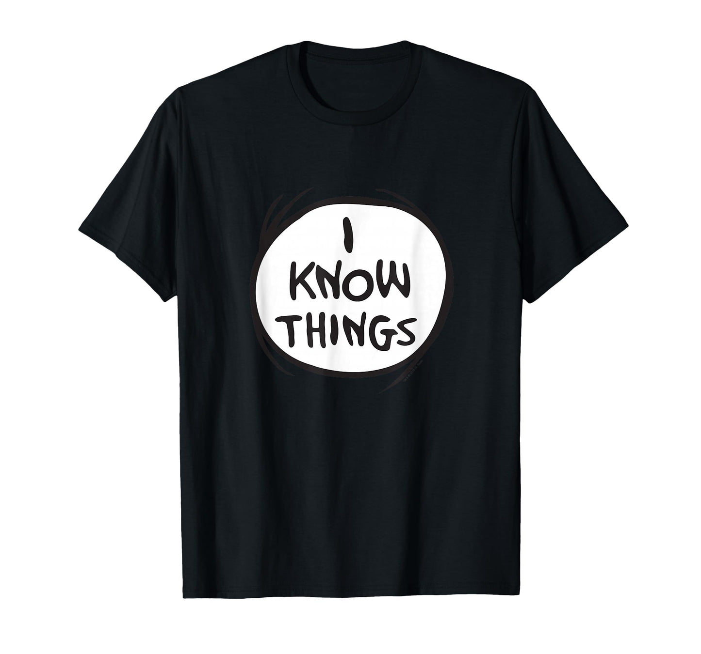 Dr. Seuss Cat In The Hat I Know Things Color Option T-Shirt