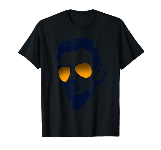 Cool Abraham Lincoln Honest Abe In Sunglasses Graphic T-Shirt