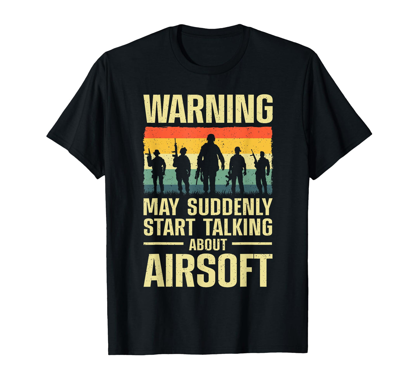 Funny Airsoft Art For Men Women Tactical Airsoft Gun Airsoft T-Shirt