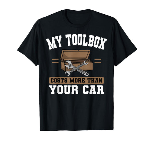 Auto Mechanic Toolbox Automotive Technician Mech T-Shirt
