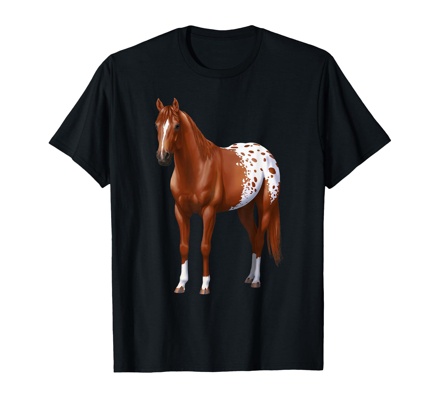 Chestnut Sorrel Blanket Appaloosa Horse Lover Gift T-Shirt