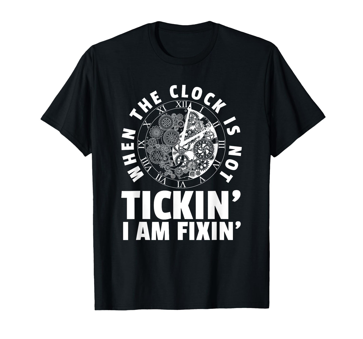 Cool Horology Words Horologist Watchmaker Expert Clock Maker T-Shirt