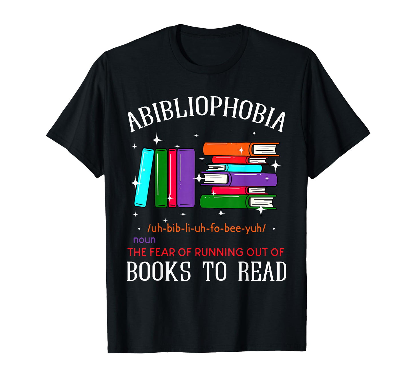 Abibliophobia Bibliophilia Abibliophobia Bibliophilia Anxiety T-Shirt