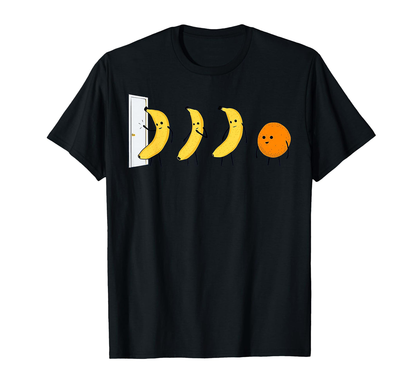 Knock Knock - Who's There - Banana Who's There - Orange T-Shirt