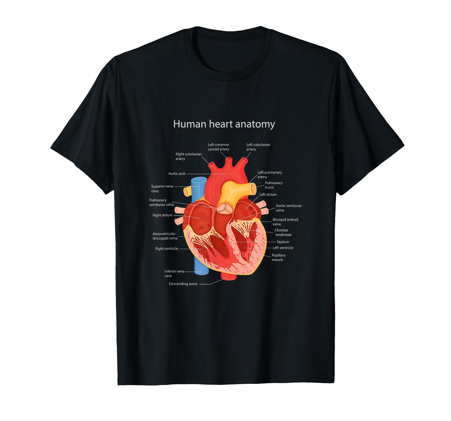 Anatomy of Human Heart for Medic T-Shirt