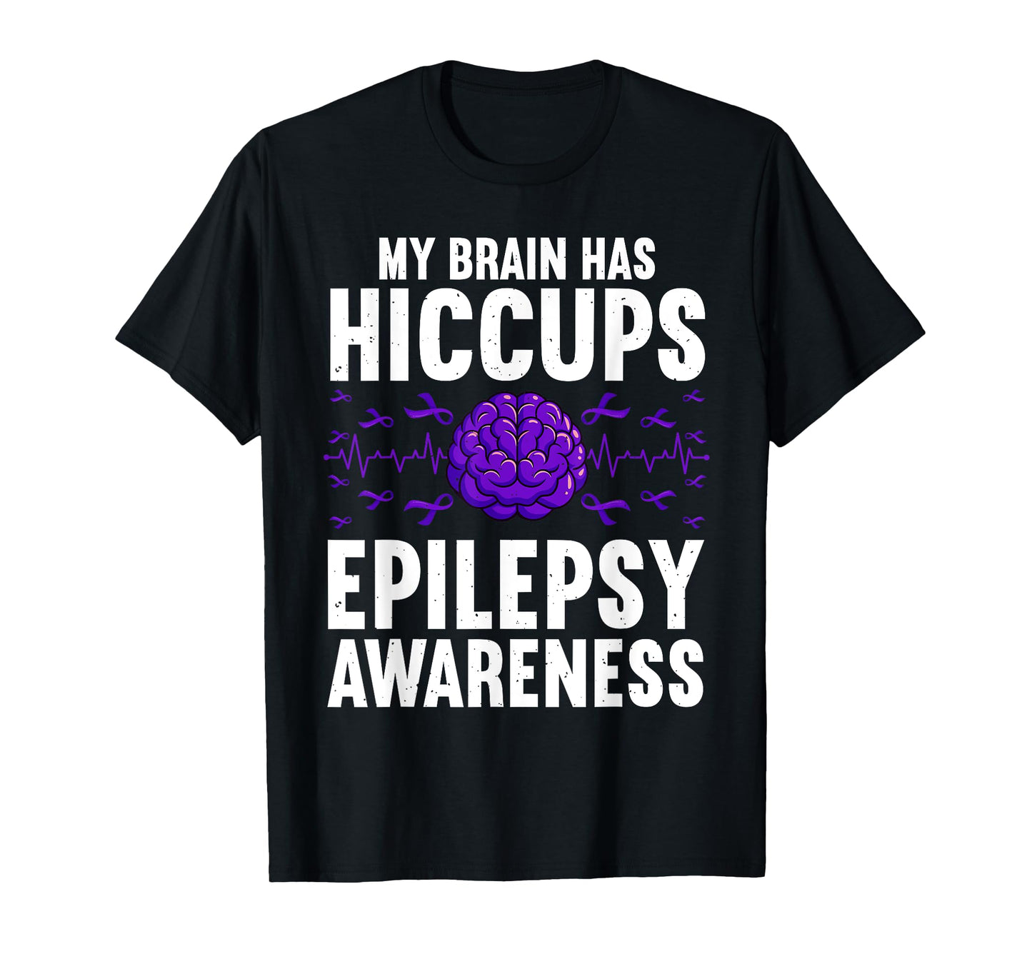 Cool Epilepsy Art For Men Women Seizure Epilepsy Awareness T-Shirt