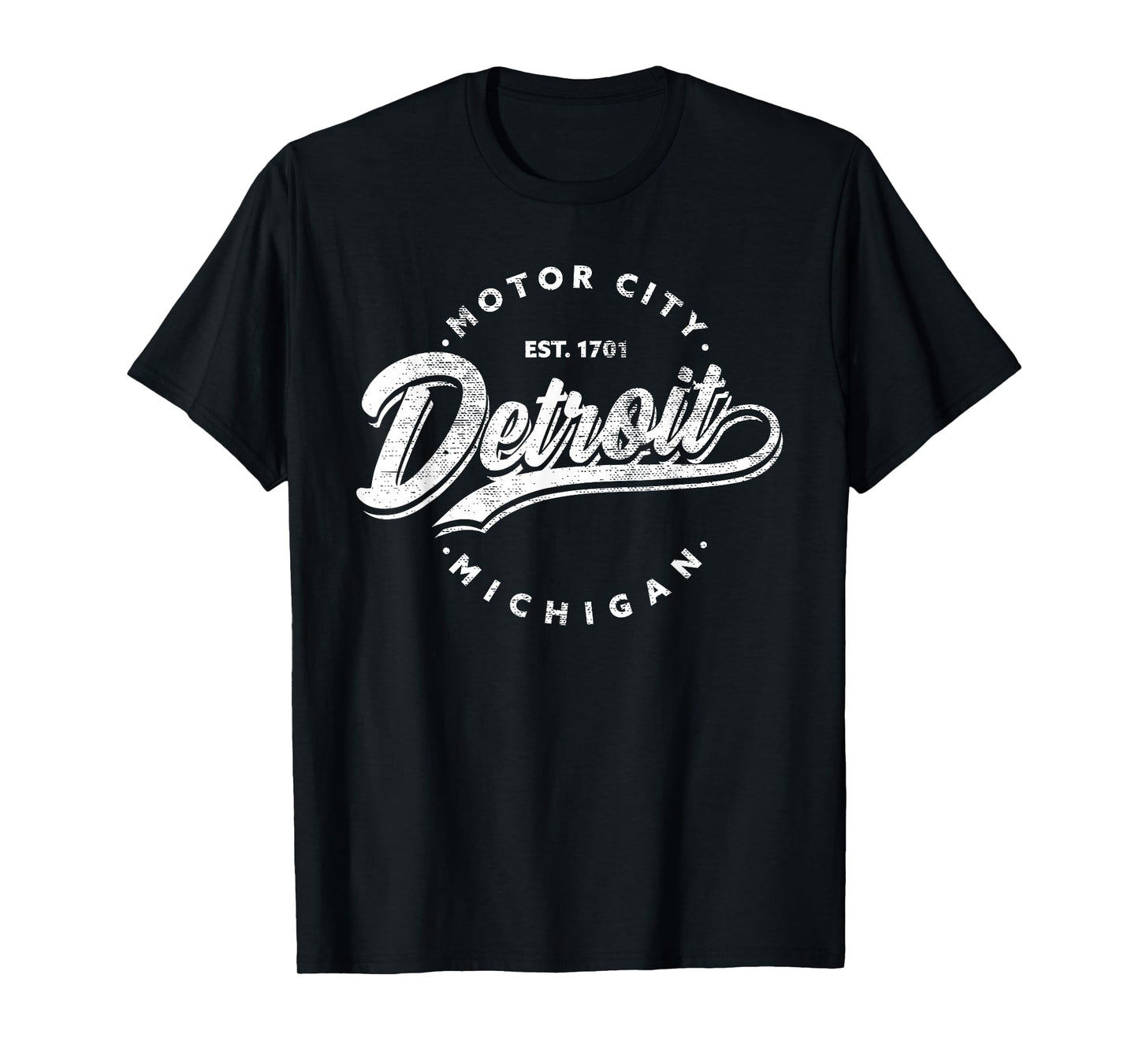 Classic Michiganians Vintage Detroit Motor City Michigan MI T-Shirt