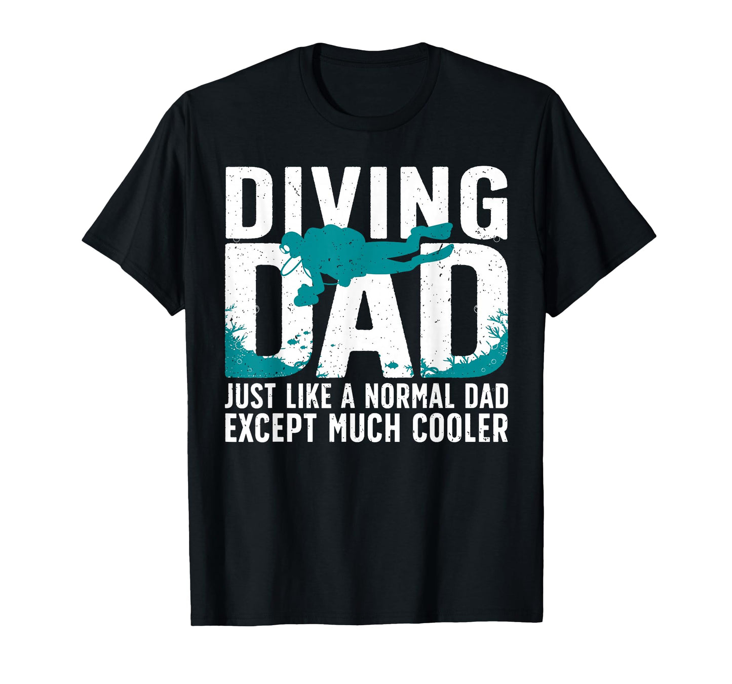 Cool Scuba Diving For Dad Men Ocean Scuba Diver Instructor T-Shirt