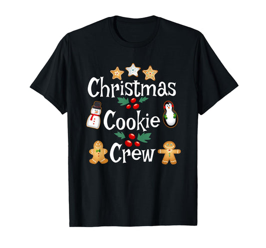 Bakers Christmas Cookie Crew Family Baking Team Holiday Cute T-Shirt