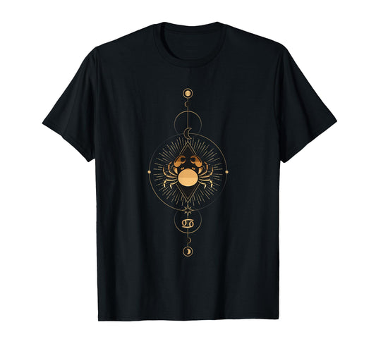 Cancer Zodiac Sign Black History Month BLM Melanin Horoscope T-Shirt