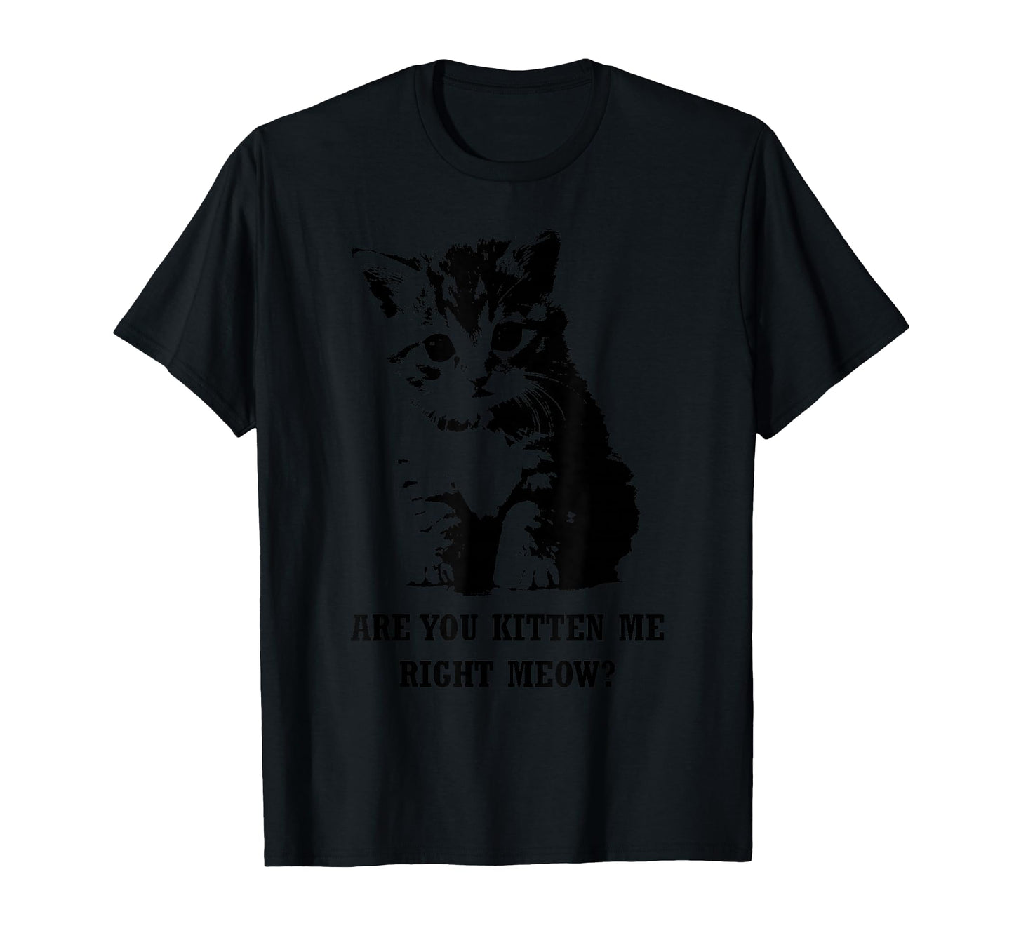 Are You Kitten Me Right Meow T-shirt T-Shirt