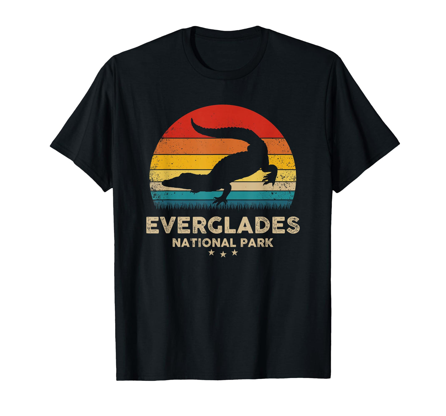 Everglades - National Park Retro Souvenir T-Shirt