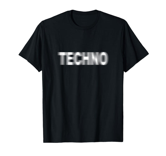 TECHNO Blurry Rave Party Tank Top