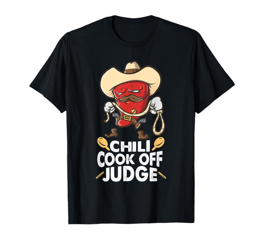Chili Cook Off Judge Cooking Competition Team Award Chef T-Shirt