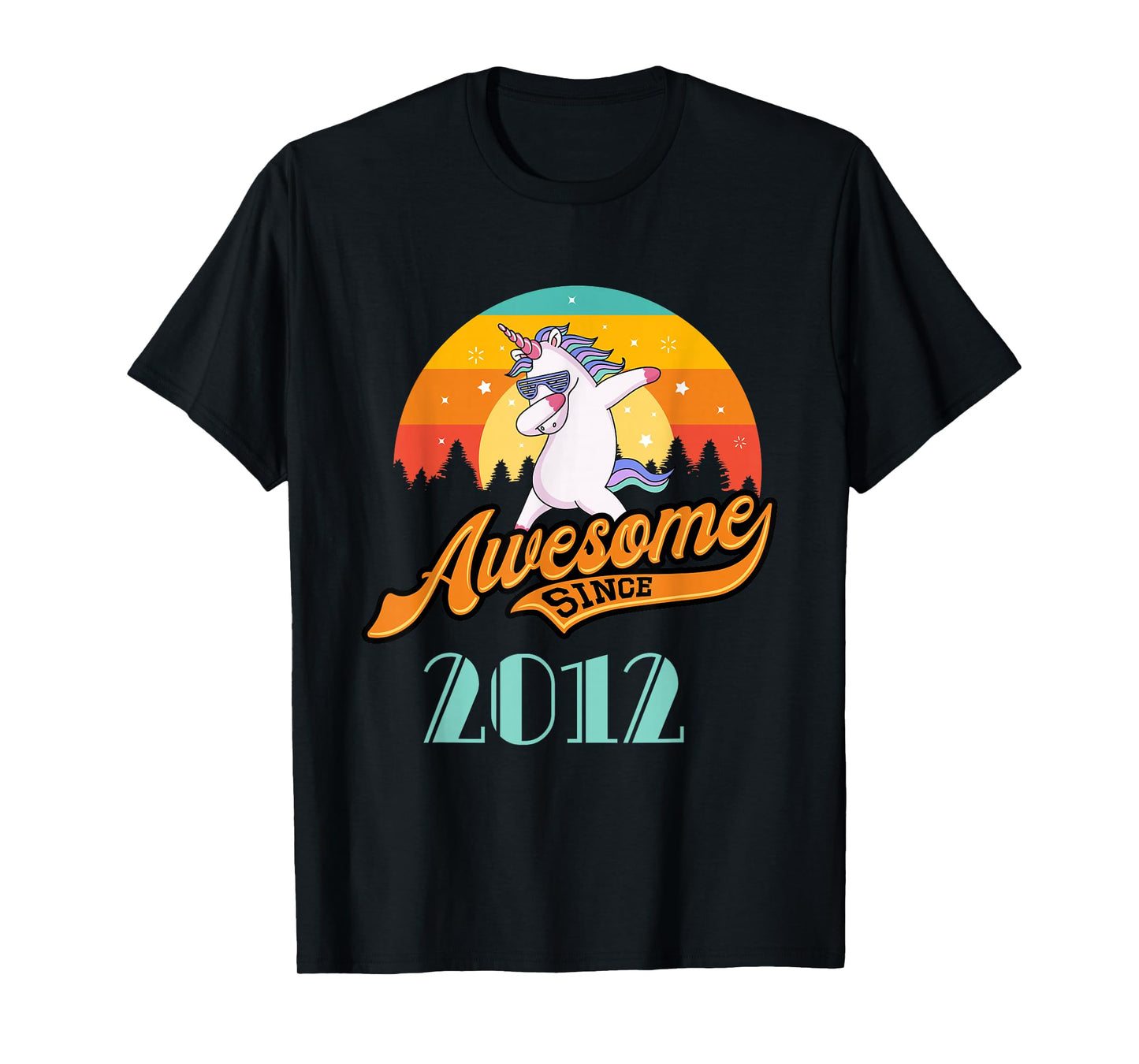 Awesome Since 2012 - Year of Birth & Birthday Gift T-Shirt
