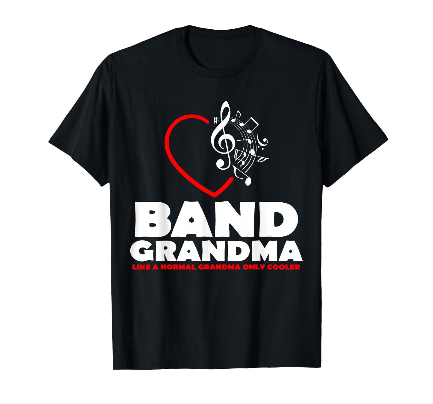 Funny Marching Band Grandma Music Lover Percussion Mom Gift T-Shirt