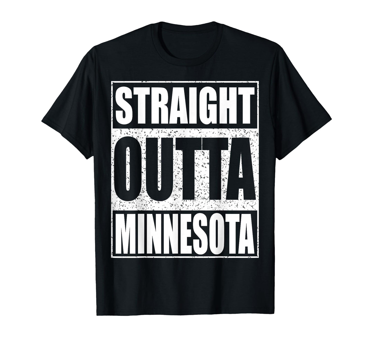 Straight Outta Minnesota Shirt Patriotic Minnesota State T-Shirt