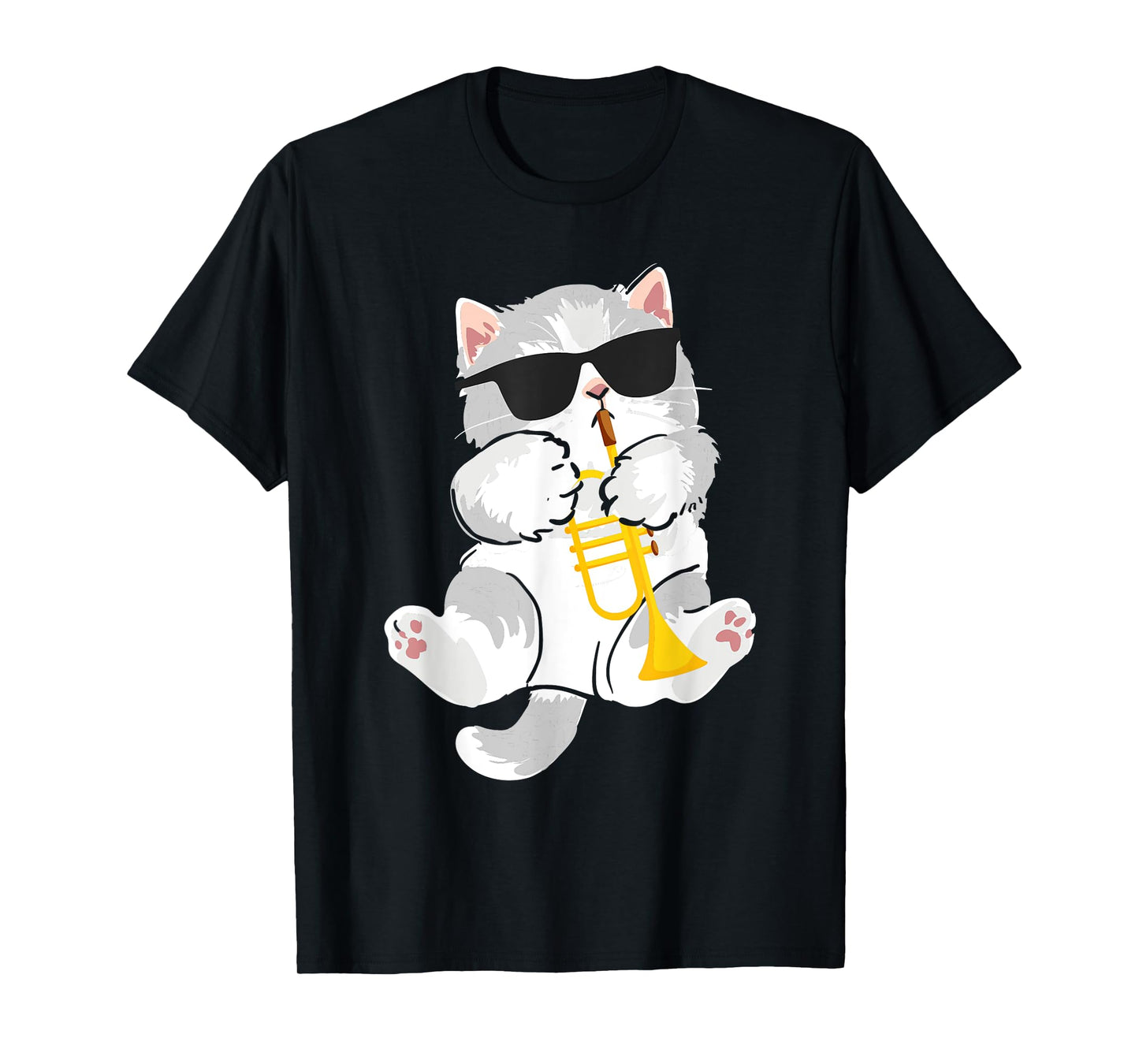 Trumpeter Cat - Trumpet Player Marching Band T-Shirt