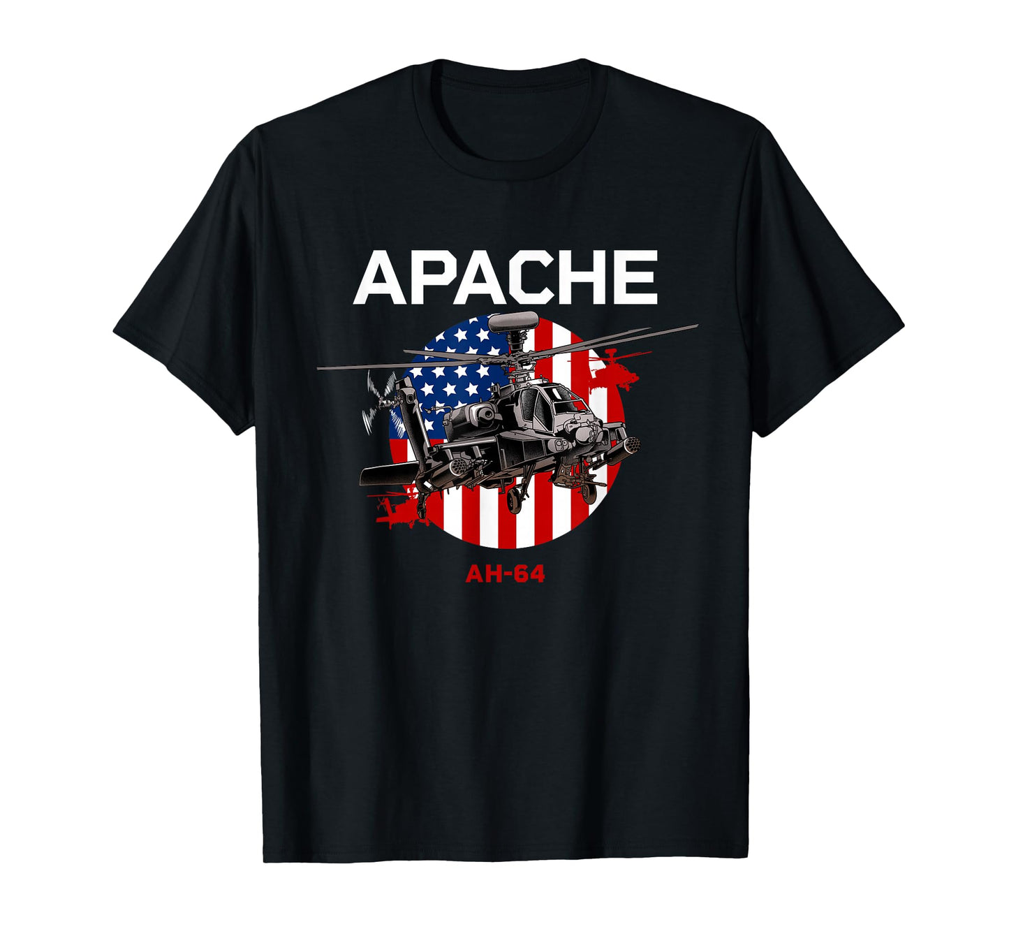 AH-64 Apache US Army Helicopter T-Shirt