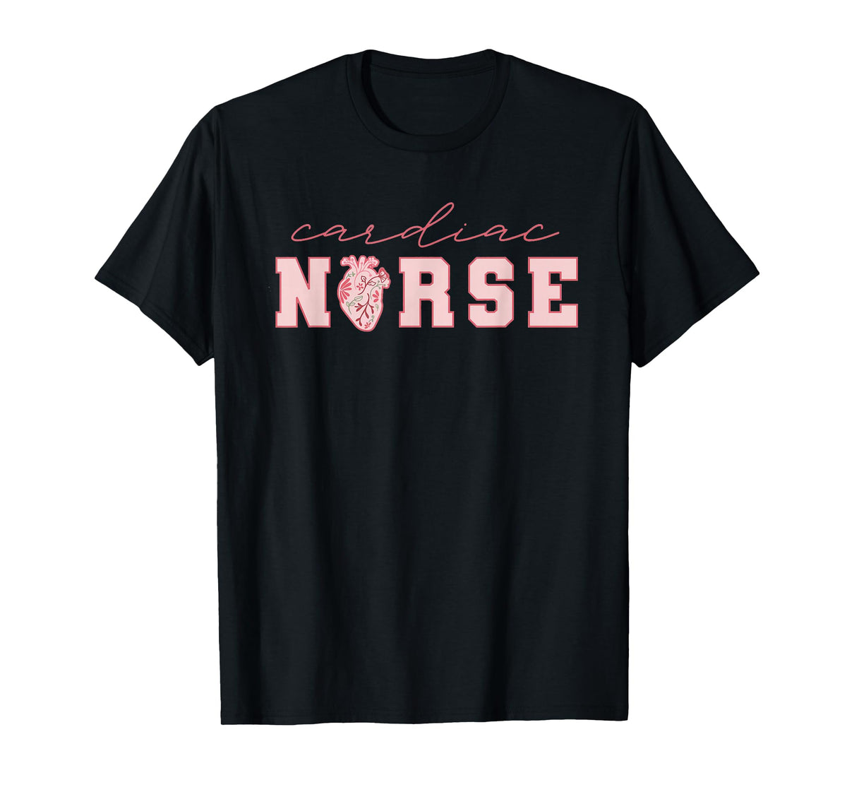 Cardiac Nurse Valentine's Day Telemetry Nurse CVICU Nurse T-Shirt