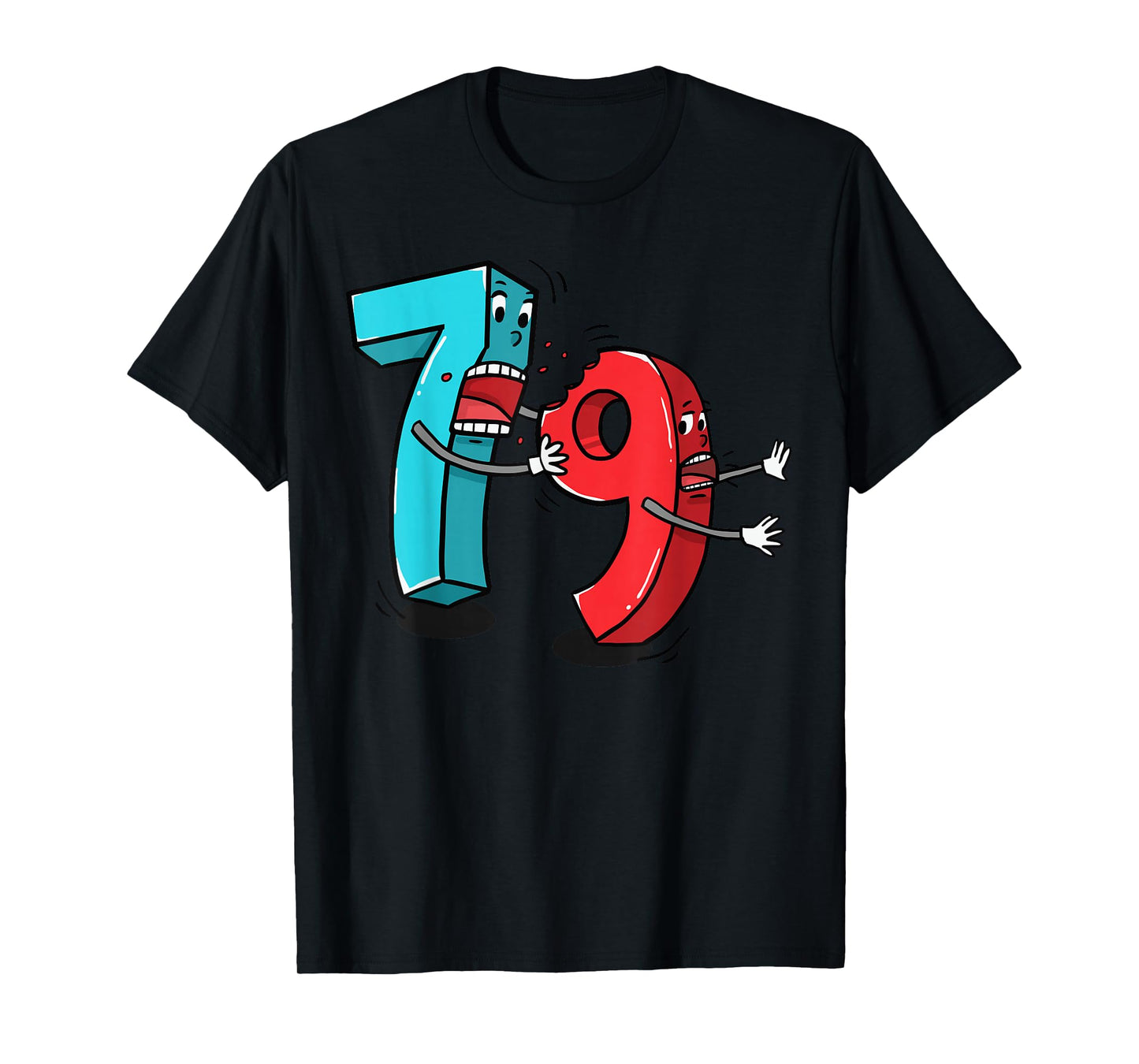 7 ate (8) 9 Funny Math T-Shirt