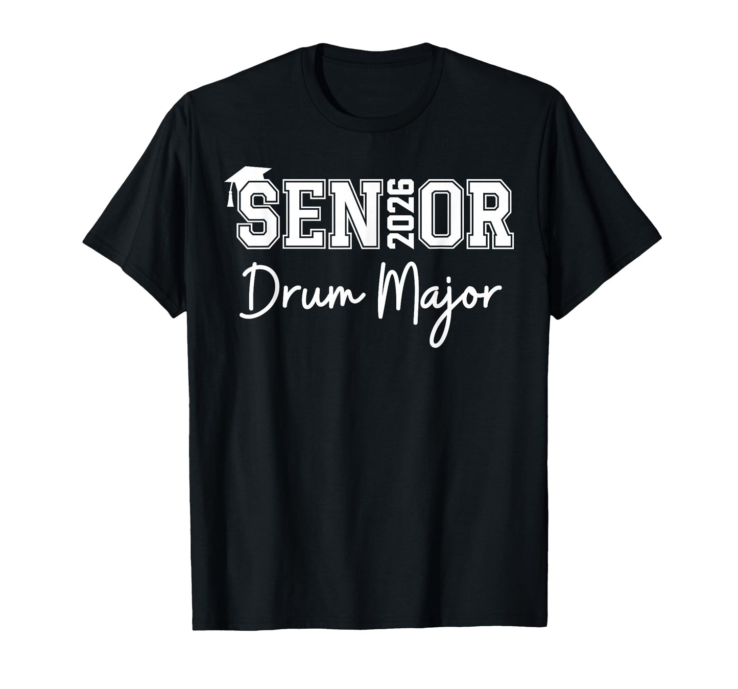 Senior Drum Major 2026 Marching Band Class of 2026 T-Shirt