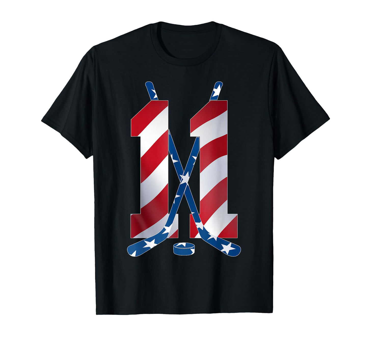 Number 11 Years ICE Hockey 11TH Birthday T-Shirt