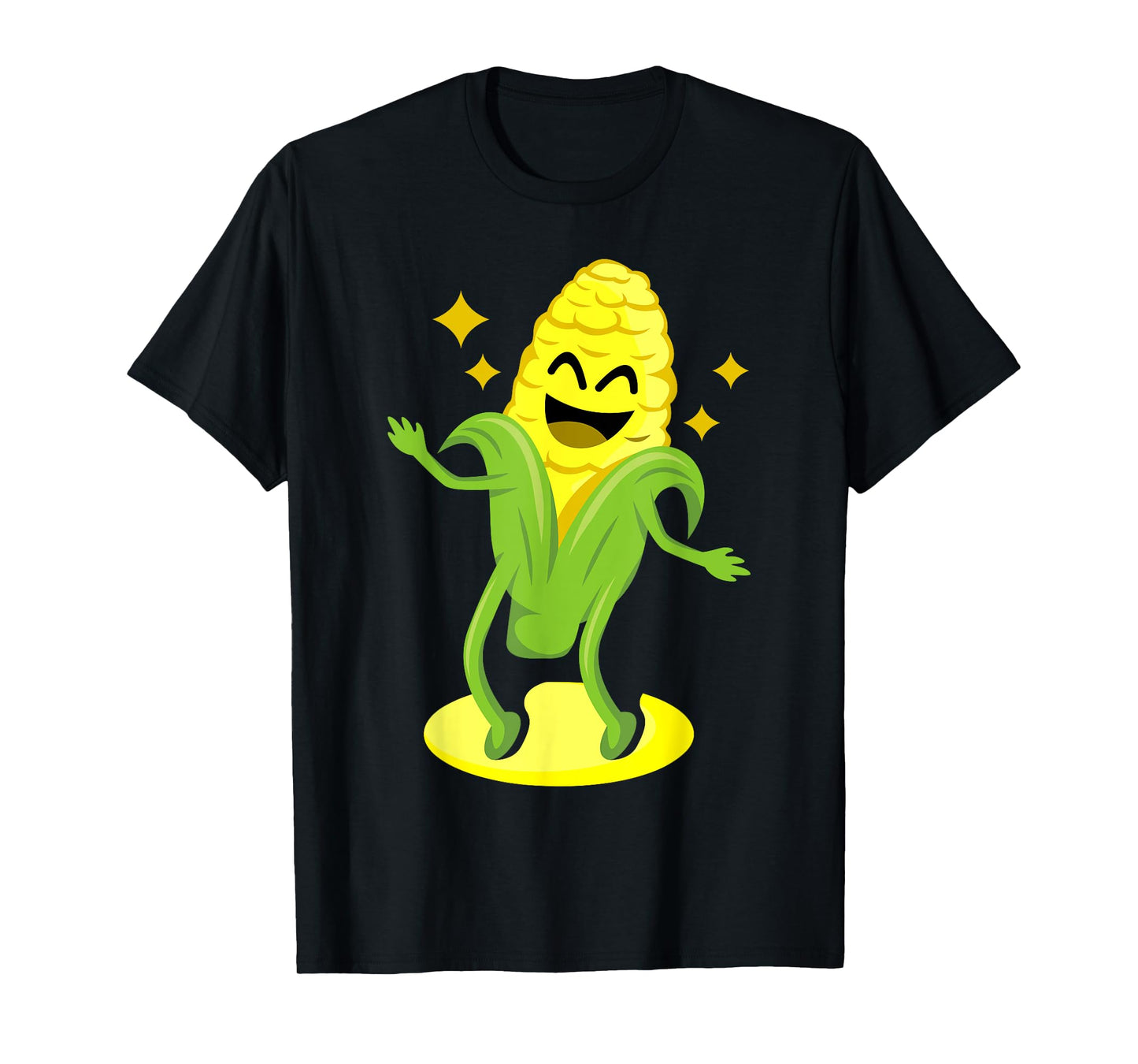 Cool Corn Art Men Women Farmer Dancing Corn On Cob Farming T-Shirt