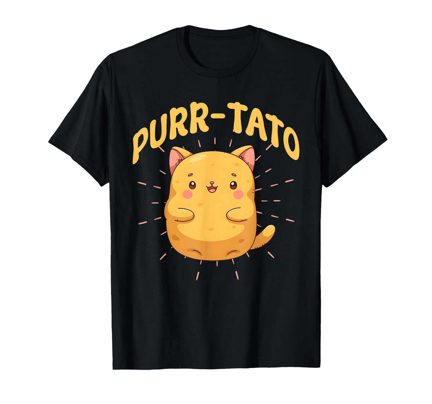 Purr-Tato Funny Cat Potato Kawaii T-Shirt