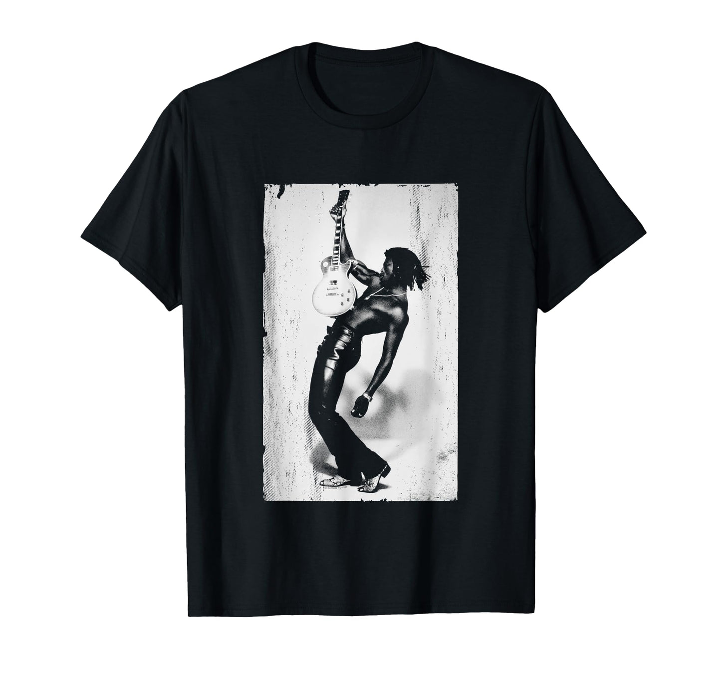 Singer Seal Guitar Studio Shot Distress By Simon Fowler T-Shirt