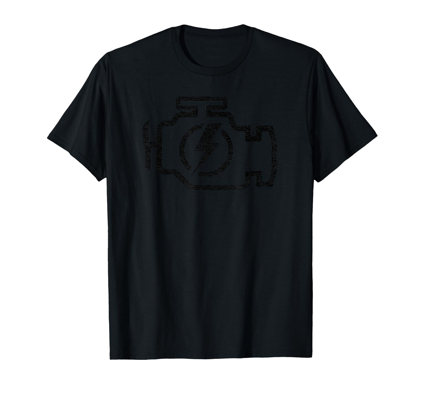 CHECK ENGINE LIGHT CEL FUN AUTO CAR MECHANIC REPAIR TEES T-Shirt
