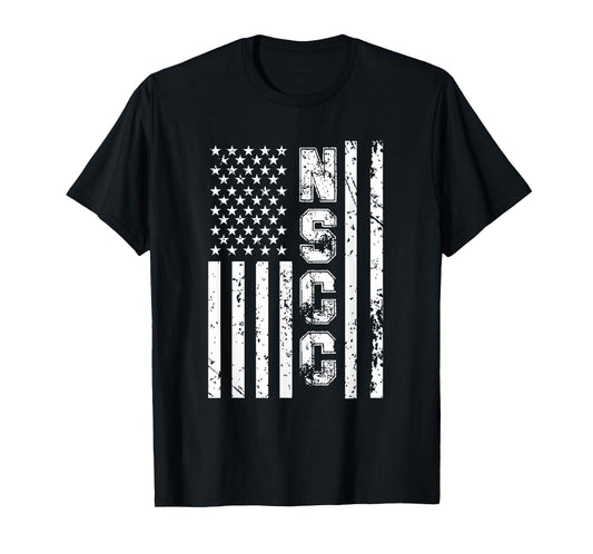 NSCC United States Naval Sea Cadet Corps American Flag T-Shirt