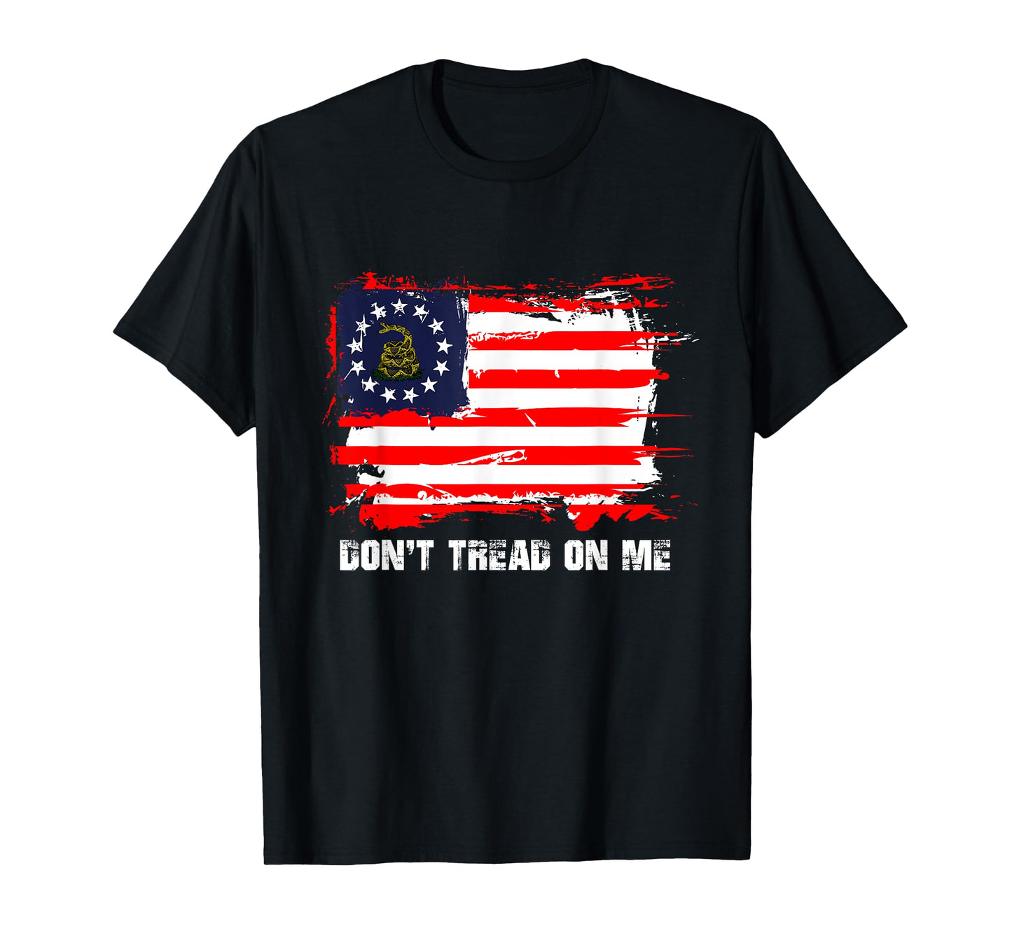 Betsy Ross Flag Don't Tread Patriot On Me T-Shirt