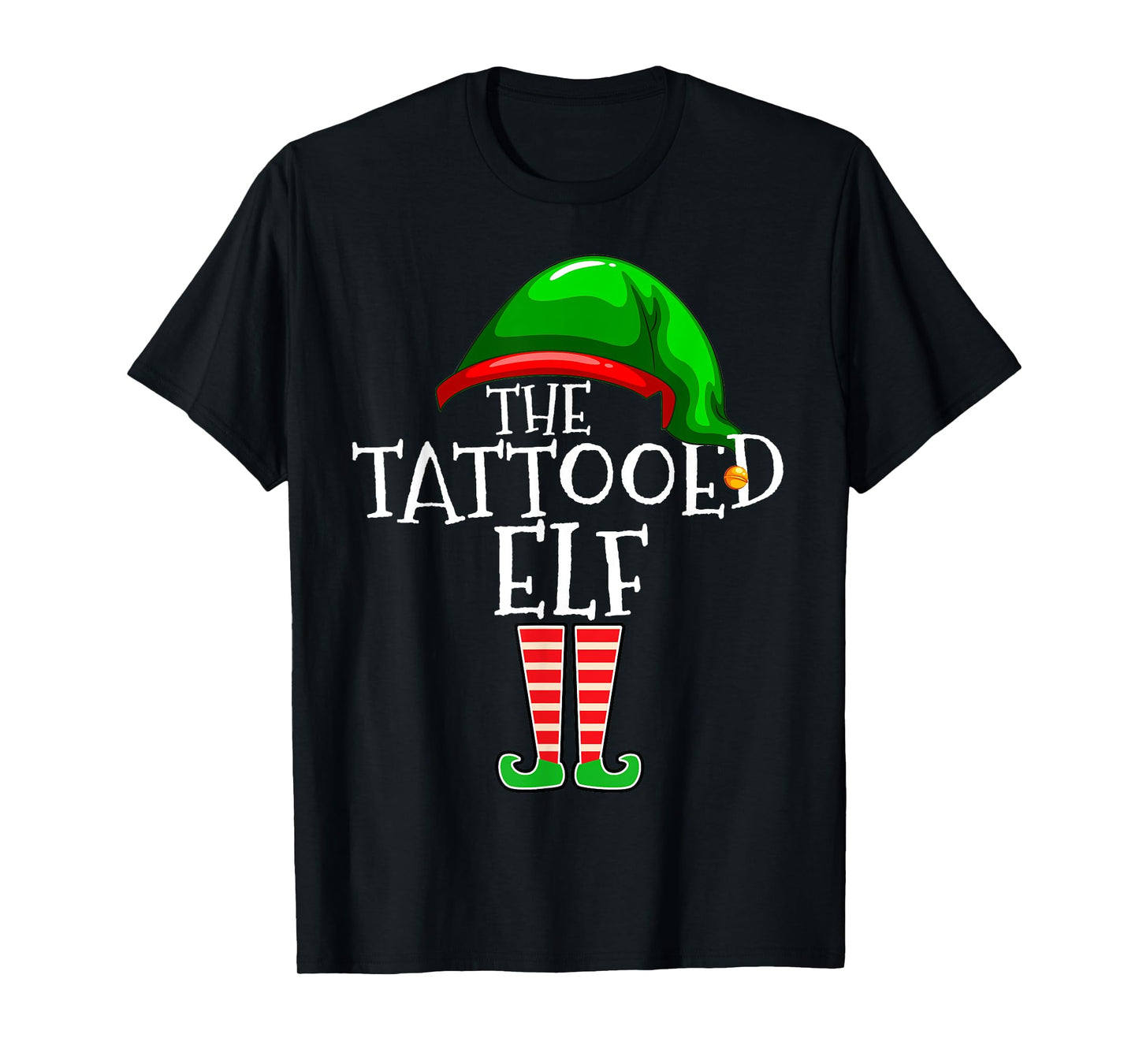 Tattooed Elf Family Matching Group Christmas Tattoo T-Shirt
