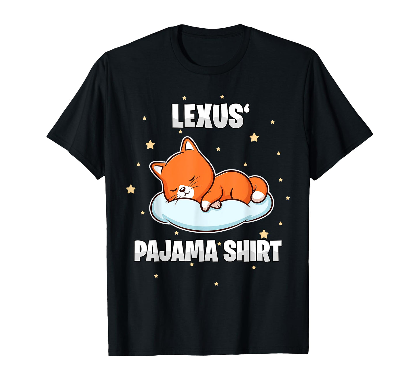 Lexus' Pajama Shirt - Personalized Sleeping T-Shirt