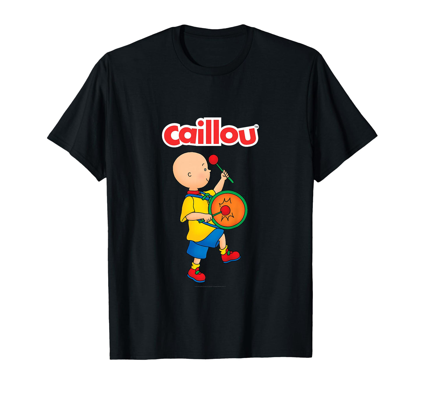 Caillou Child's T Shirt - Drum T-Shirt