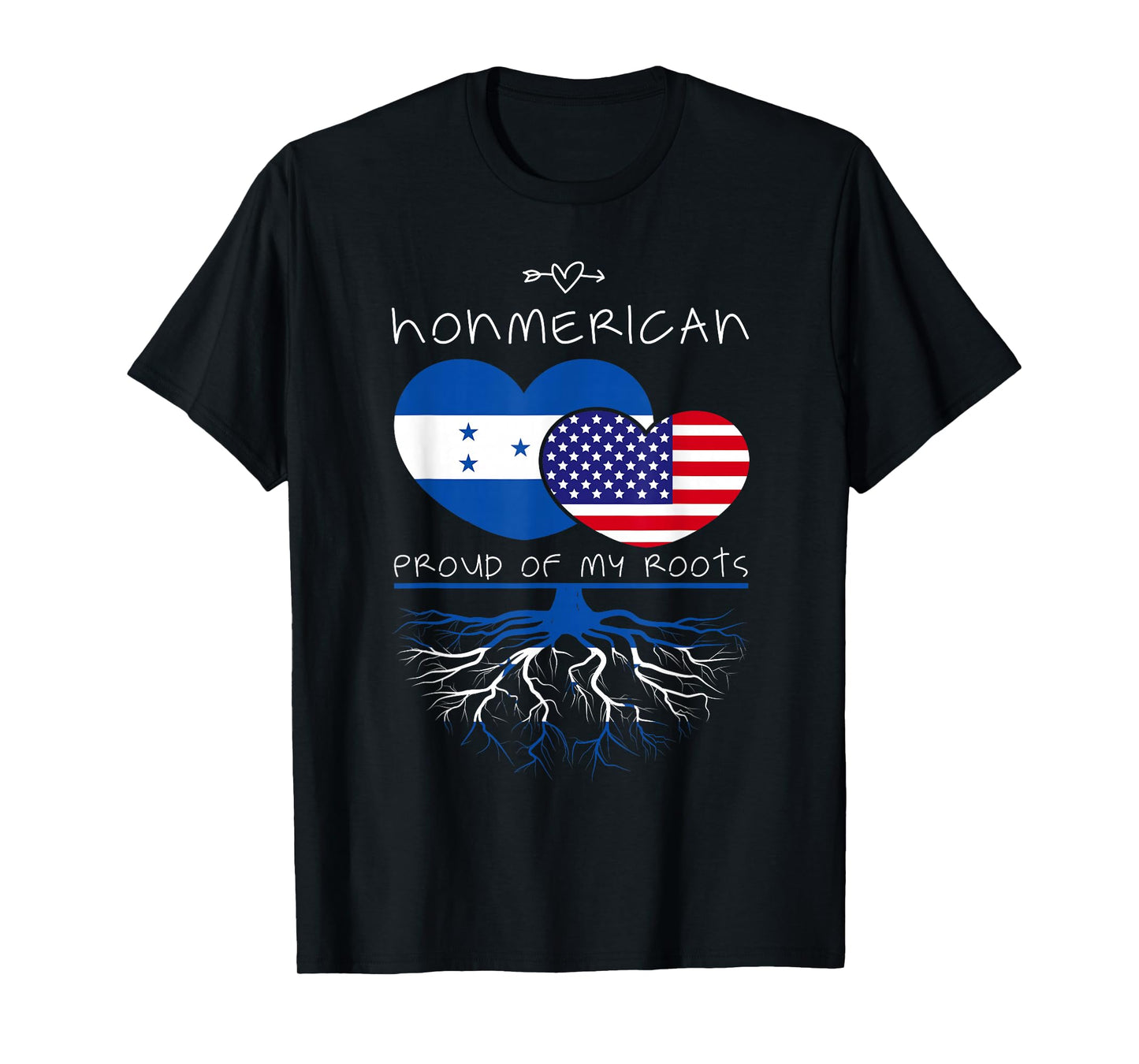 Honduras USA Proud Of Both Countries Honmerican T-Shirt
